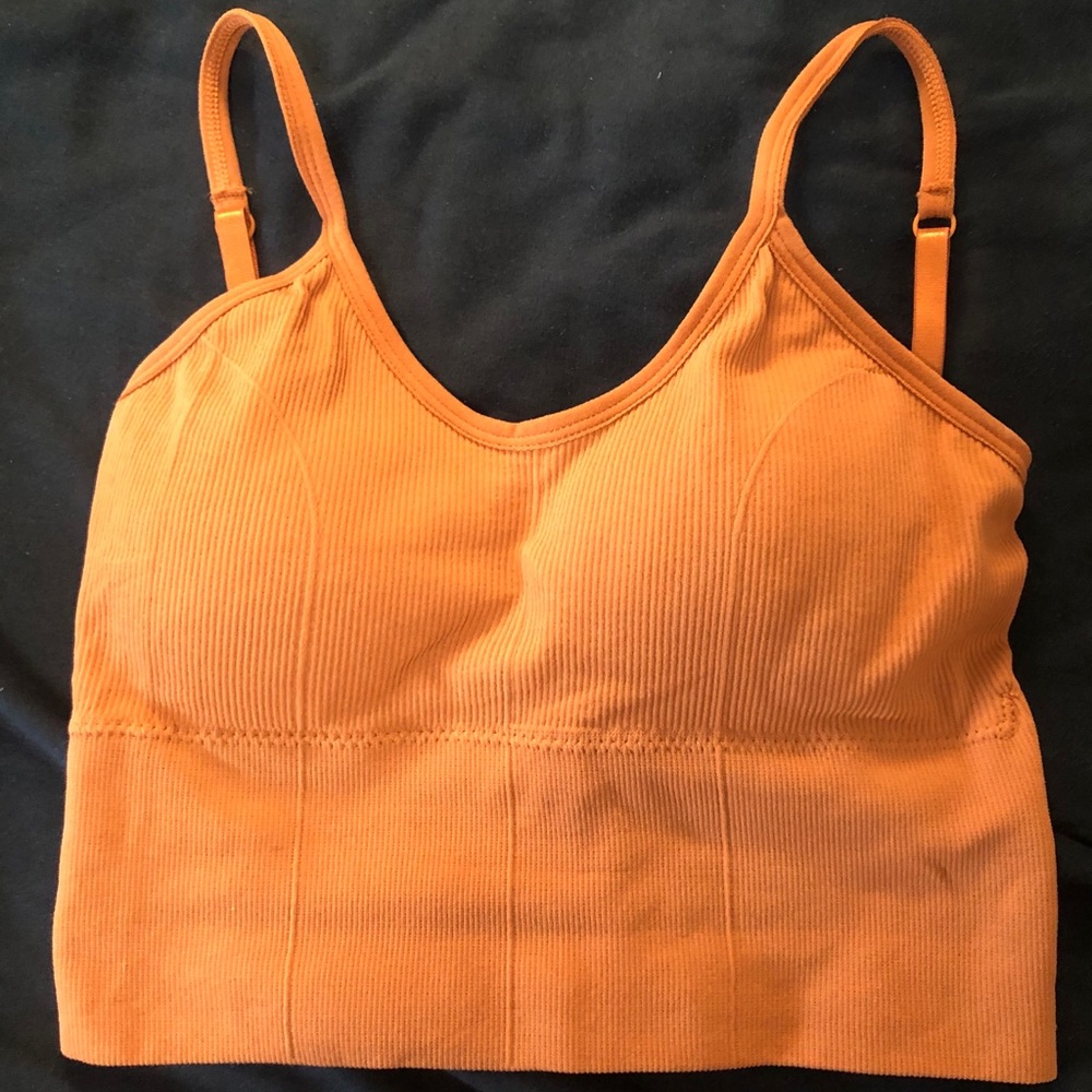 Orange Cropped Top